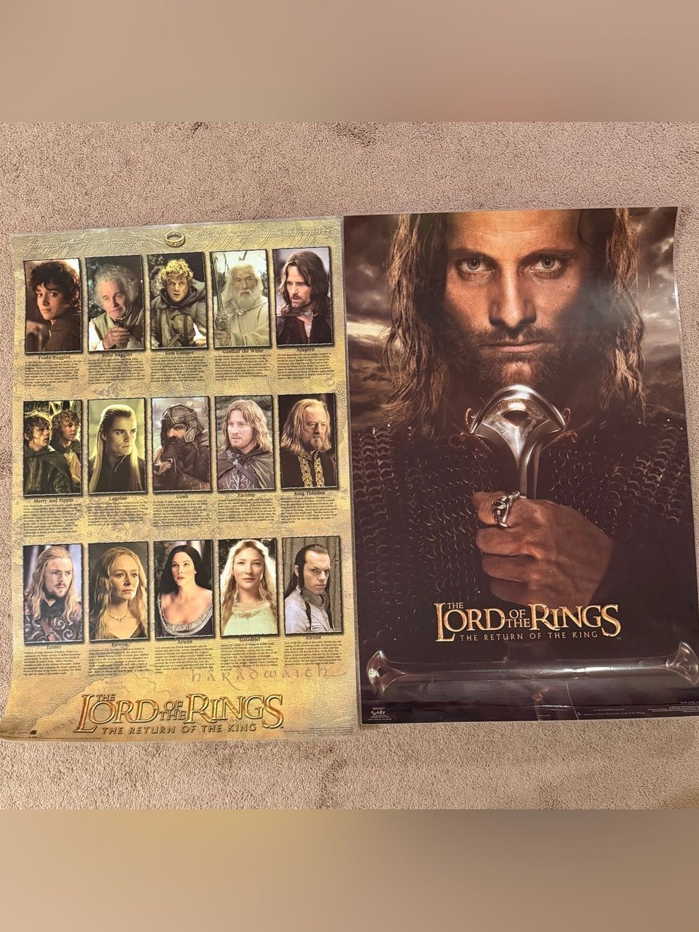 The Lord Of The Rings Funky Enterprise Movie Posters Return Of The King Lot Of 2